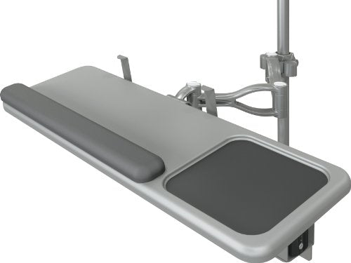Balt Sit Stand Wall Mount Workstation with Single Monitor Arm, 90377, 51.25"H x 25.63"W x 31"D