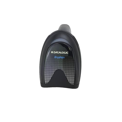Datalogic Gryphon GD4590-HD Handheld 2D/1D Barcode Scanner with Desk/Wall Mount Holder and USB Cable