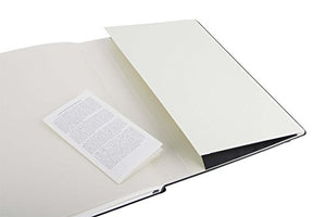 Moleskine PRO Notebook, Hard Cover, A4 (8.25" x 11.75") Plain/Blank, Black