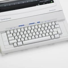 Wordsmith 100 Electric Typewriter, Silver Ash SMC10230