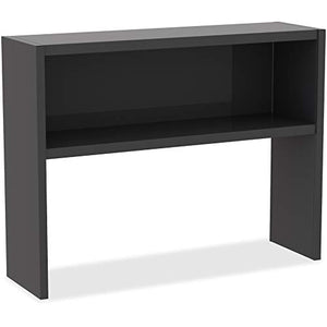 Lorell Charcoal Steel Desk Series Stack Hutch, Gray