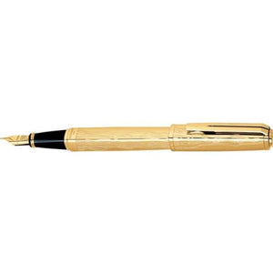 Waterman - Exception: Time Vermeil LE Fountain-Pen, Gold Trims, Solid Gold 18KT Fine Nib