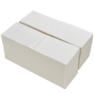 Fanfold 4" x 6" Direct Thermal Labels, 20 Stacks, 2000 Labels Per Stack, White Shipping Mailing Postage Labels for Thermal Printer (40000 Labels)