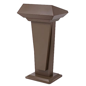 Roedax Heavy Duty Metal Speech Podium Stand - Portable Lectern for Church, School, and Training Institute