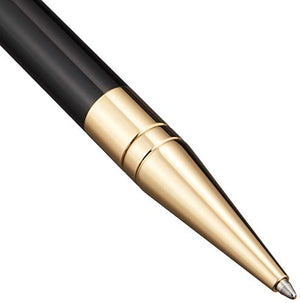 S.T Dupont D-265202 Yellow Gold Finish Ballpoint Pen - Black