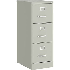 Lorell Fortress Vertical File Cabinet, Gray