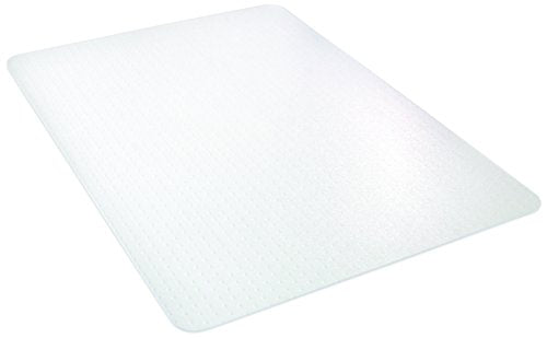 Deflecto Polycarbonate EconoMat, Clear Chair Mat, All Carpet Types Use, Rectangle, Straight Edge, 46" x 60", Clear (CM11442FPCCOM)