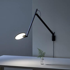 Humanscale Nova XL Desk Lamp with Wireless Charging Base - Jet Black