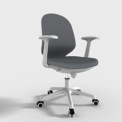GaRcan Ergonomic Mid-Back Black Mesh Office Chair with Flip-Up Arms