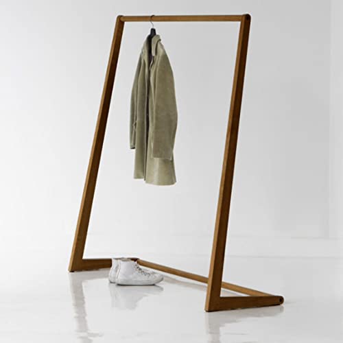 BinOxy Freestanding Coat Rack Wood Floor-Type Storage Shelves - 120cm