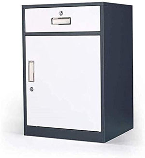 SHABOZ Metal+Steel Multifunctional Filing Cabinet with Lock - Adjustable Laminate Buckle - Smooth Surface (Multicolor A)