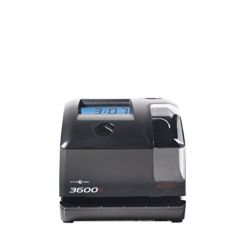 Pyramid 3600ss SmartSite Time Clock and Document Stamp - Made in USA
