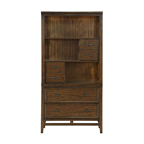 Lexicon Grayson Bookcase, Brown Cherry