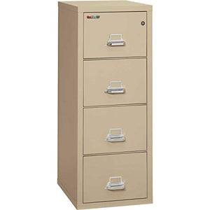 FireKing Fireproof 4 Drawer Vertical File Cabinet 41825/CPA, Letter Size