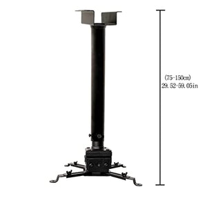 BNNP Projector Mounts Wall/Ceiling Bracket, Adjustable Angle, 55 Lbs Capacity (Black)