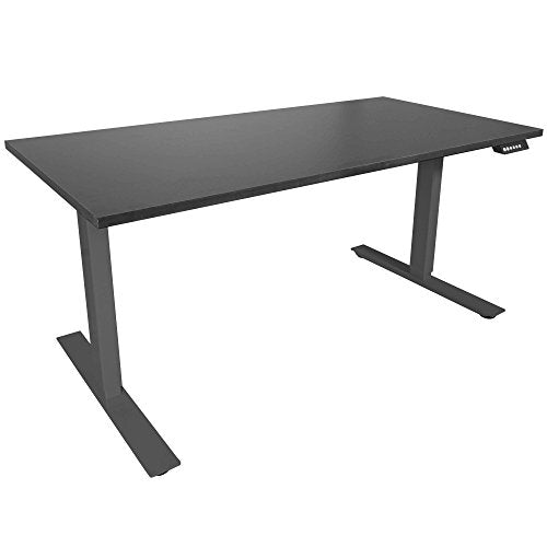 TITAN FITNESS A2 Adjustable Height Electric Motorized Sit to Stand Computer Work Desk 27"- 46" Programmable Memory