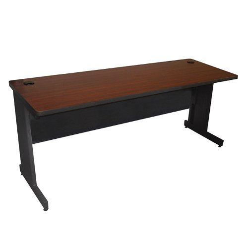 Pronto Training Table Finish: Mahogany Laminate/Dark Neutral, Size: 29" H x 72" W x 24" D
