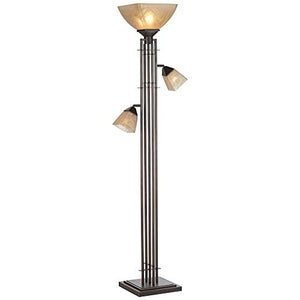 Pacific Coast Lighting City Lines Bronze Torchiere Floor Lamp