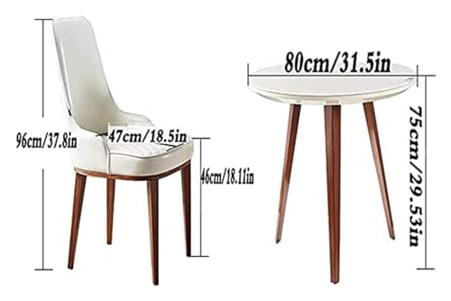 DioOnes Modern Table & Chair Set for Small Spaces - Business & Dining Furniture