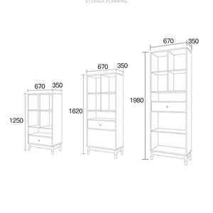 HARAY Multi-Layer Children's Bookshelf Storage Cabinet (Color: M)