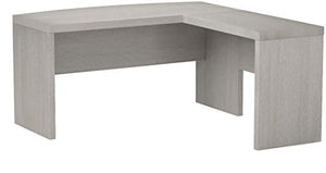 Bush Business Furniture Office by kathy ireland Echo L Shaped Bow Front Desk, Gray Sand