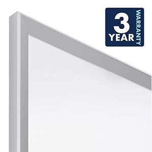 Quartet Whiteboard, White Board, Dry Erase Board, 6' x 4', Silver Aluminum Frame (S537)