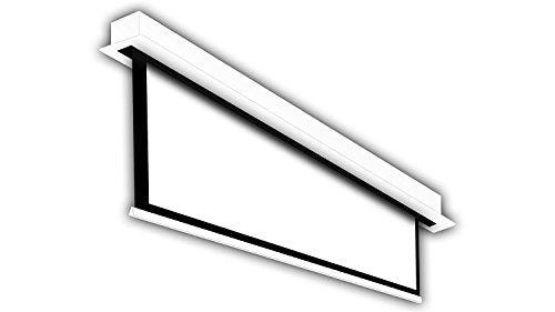 SIE-169135 Silver Ticket 16:9 4K Ultra HD Ready HDTV In-Ceiling Electric Projector Screen (16:9, 135", White Material)