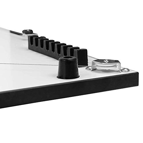 Pacific Arc Table Top Drawing Board with Parallel Bar, White, 30 inches by 42 inches