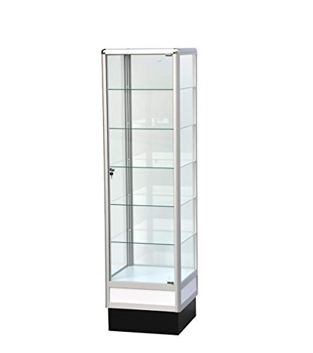 FixtureDisplays Aluminum Wall Showcase 20"LX72"HX20"D Retail Store Display AL7