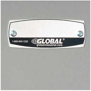Global Industrial Single Tier Locker, 15x18x72, 1 Door, Gray