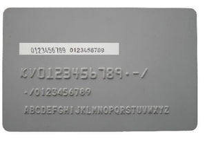 2 in 1 75CE Manual PVC ID Card Embosser & Print Embossing Machine