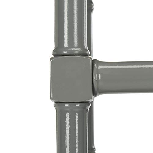 Safavieh ETG3500C Home Collection Ebo Modern Coastal 4 Tier Etagere, Grey