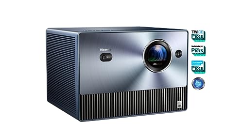 Hisense C1 4K UHD Triple Color RGB Laser Portable Mini Projector, 300" - Dolby Vision HDR10, JBL Sound