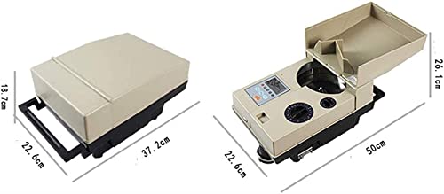 Money Counter Roller Coin Sorter Coin Counter Coin Counting Machine with High Speed Coin Sorting Machine for Coins of Different Diameters and