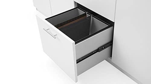 Zuri Furniture Reagan Modern White Office Storage Credenza