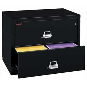 FireKing Fireproof 2-Drawer Lateral File - Taupe Finish, Manipulation-Proof Comb. Lock