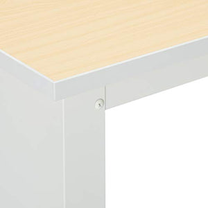 Mayline Group Mailflow Table, Pebble Gray Paint