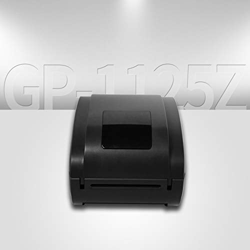 GAINSCHA GP-1125Z Thermal Transfer Desktop Printer Print Width of 4 inch,USB Serial Parallel and Ethernet Connectivity, Thermal Barcode Printer Professional Edition 4 Inch Label Print