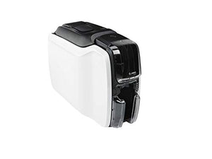 Zebra ZC100 LT ID Card Printer - Complete Supplies Package with CloudBadging Software, Blank Cards, and Ribbon