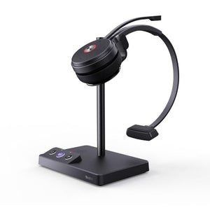 Yealink WH62 Mono Wireless DECT Headset - Teams Certified, Noise Cancelling, 525 ft Wireless Range