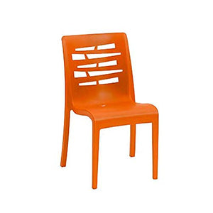 GROSFILLEX INC Grosfillex US218019 Essenza Stacking Chair, Orange (Case of 16)