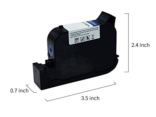 BENTSAI Original Solvent Quick Dry Ink Cartridge for BENTSAI Handheld Inkjet Printer BT-HH6105B2/BT-HH6105B3 (Yellow)