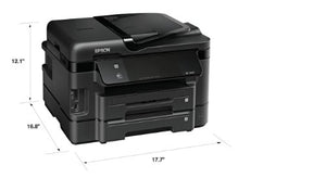Epson WorkForce WF-3540 Wireless All-in-One Color Inkjet Printer, Copier, Scanner, 2-Sided Duplex, ADF, Fax. Prints from Tablet/Smartphone. AirPrint Compatible (C11CC31201)