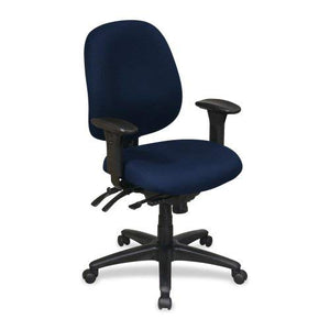 Lorell High-Performance Task Chair, 27-1/4 by 25-1/4 by 41-1/2-Inch, Blue