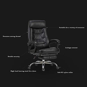 CLoxks Executive Office Chair, High-Grade PU Leather, Adjustable Height, Ergonomic Design