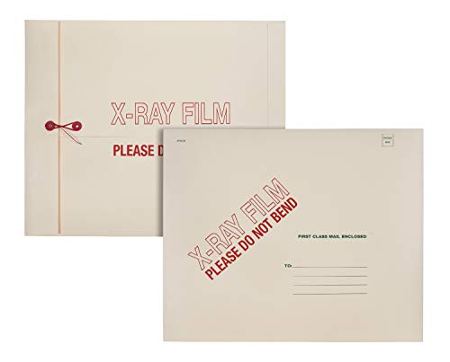 Quality Park Pre-Printed X-Ray Film Mailer, String and Button, Manilla, 15 x 18, 100 per Carton, (E8894)