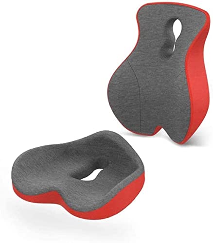 Sicunang Memory Foam Cushion for Office Chair - Back Pain & Sciatica Relief - Orthopedic Coccyx Pillow