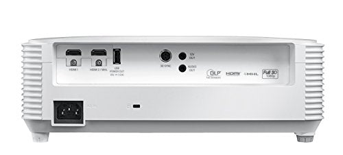 Optoma HD27e 3400 Lumens 1080p Home Theater Projector (Renewed)