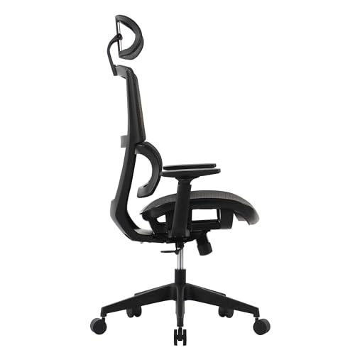 Realspace Radano Mesh High-Back Executive Office Chair, Black - BIFMA Compliant