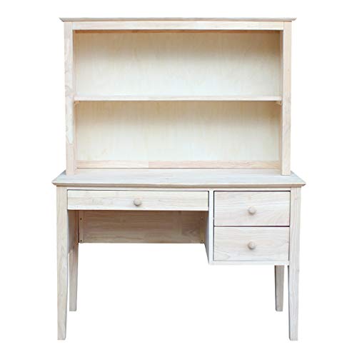 International Concepts K-OF66-65H Desk with Hutch